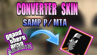 CONVERTE SKIN SAMP PARA MTA  GM2MC [upl. by Cyprio]