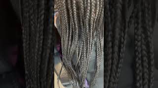 Box braids braids hairstyles braidedhairstylesforblackwomen [upl. by Nemrac835]