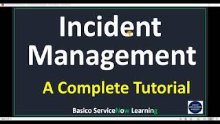 What is Incident Management in ServiceNow  ServiceNow Incident Management Process [upl. by Gemma]