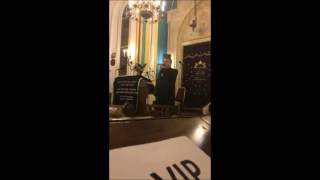 Chief Cantor Jürgen Frank Mylius sings a Andrea Bocelli song in the Frankel Synagogue in Budapest [upl. by Gonta268]