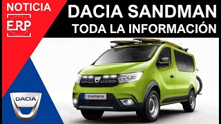 DACIA SANDMAN  La furgoneta camperizada low cost  Toda la información [upl. by Lauritz972]