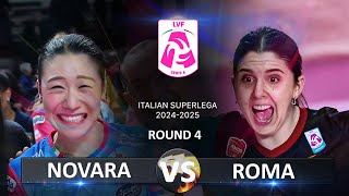 Novara vs Roma  Italian Volleyball LVF SerieA1 20242025 [upl. by Rebmat]