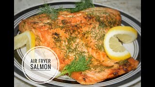 Air Fryer Salmon Recipe  How To Cook Fish In An Air Fryer [upl. by Channing]