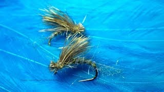 Tying a Grannom X Caddis Emerger by Davie McPhail [upl. by Singer236]