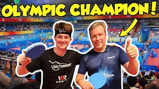 I Played Vs Olympic Champion Jan Ove Waldner [upl. by Xuerd]