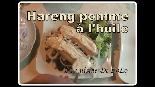 Filet de hareng pomme à lhuile N°4 [upl. by Nylanej]