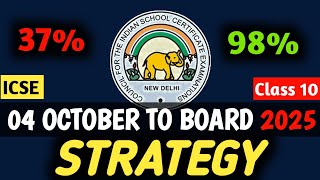 ICSE Class 10th  Board Exam 2025 Strategy  Board Exam 2025 Toppers Strategy 🔥  ICSE Class 10 [upl. by Joseito]