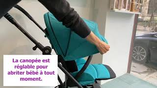 Test de la poussette Eezy S Twist 2 Cybex [upl. by Yuhas628]