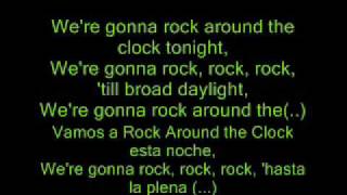 Billy Halley  Rock around the clock  Lyrics [upl. by Eidok]