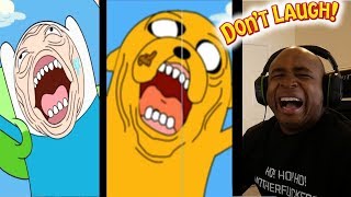 Try Not To Laugh Challenge The Best Of Adventure Time Edition [upl. by Aicirtel]