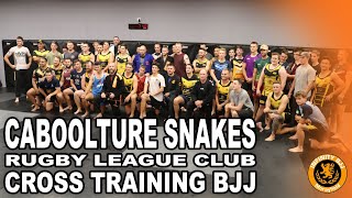 Infinity Morayfield BJJ Cross Training With Caboolture Snakes Rugby League Team [upl. by Liz]