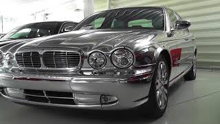 Jaguar XJ8 Model X350 in polished Aluminium [upl. by Einej]