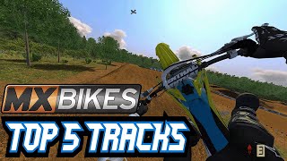 Top 5 Mx Bikes Fun Tracks 2022 [upl. by Akerboom]