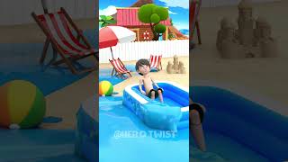 Water Just Cant Stay Still 😂😂😂 animatedshort spiderman shorts [upl. by Aizahs]