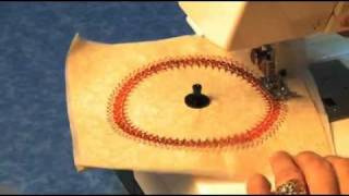 How to use Janome Circular Stitch Attachment [upl. by Eycal]