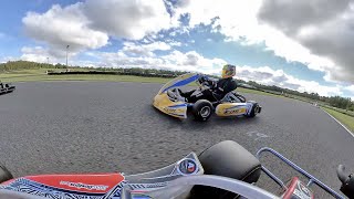 360 degree onboard camera for the first time in kart programme Amazing UKC Rd 3 Snr Rotax Final [upl. by Christel]