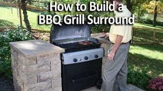 How to Build an Outdoor Kitchen or BBQ Grill Surround [upl. by Harikahs923]