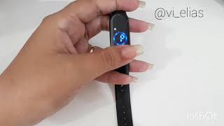 COMO AJUSTAR HORA E DATA DO RELÓGIO MI BAND RÉPLICA Relógio apenas com função de data e hora 💕 [upl. by Airt779]