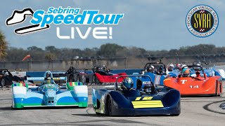 Sebring SpeedTour LIVE  Saturday at Sebring SVRA amp IGT [upl. by Sucramel]