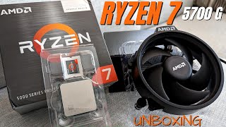 AMD Ryzen 7 5700G amp Radeon Graphics An Unboxing and Overview [upl. by Kiona563]