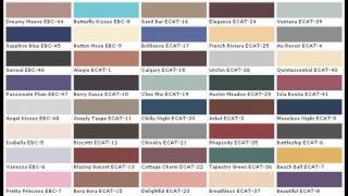 Exterior Paint Color Charts [upl. by Lorain]