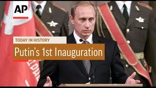 Putins 1st Inauguration  2000  Today In History  7 May 17 [upl. by Ydnih538]