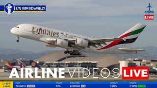 🔴LIVE LAX PLANE SPOTTING [upl. by Neelia]