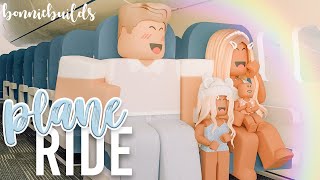 Parents Family PLANE RIDE  Bloxburg Family Plane ride Rp  Bonnie Builds [upl. by Sterner165]