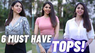 6 Must Have Tops For EVERY GIRL  Wardrobe Essentials [upl. by Waylan]