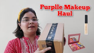 PURPLLE MAKEUP HAUL  NEW LAUNCHES beautybaewithnim NAMRATA GUPTA [upl. by Emelda]