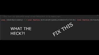 AVOID HACKS  Luraph Obfuscator  Roblox Scripting  Codebro29 [upl. by Neille]