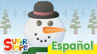 Soy Un Muñeco De Nieve  Canciones Infantiles De Navidad  Super Simple Español [upl. by Carlie]