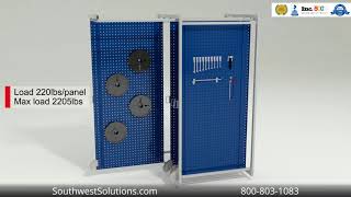 SlideOut Pegboard Tool Storage System [upl. by Nosdrahcir747]