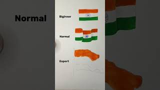 Easy StepbyStep Guide Drawing the Tiranga Flag for Beginners [upl. by Hazem]