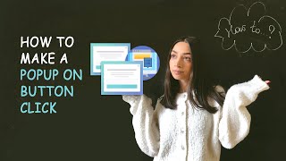 How to create Popup on Button Click for WordPress [upl. by Dowling]