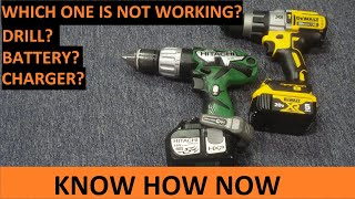 Troubleshooting a Cordless Drill Battery and Charger [upl. by Nosiaj]