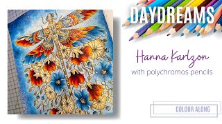 Colour Along  Daydreams by Hanna Karlzon  Polychromos [upl. by Nosaes39]