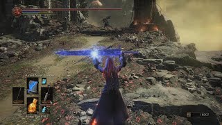 Dark Souls 3  Lothric Knight Greatsword Is A Bit OP [upl. by Atiuqal]