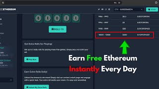 Earn FREE 01 ETH Every Day Earn Free Ethereum Instantly [upl. by Holzman984]