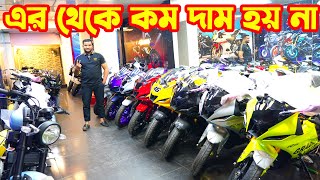 এত কম দামে কিভাবে R15M Monster R15 V4 Black MT15 BS7 R15M BS7 FZS V4 BS7  Mumtahina Motors [upl. by Sarette206]