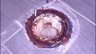 How to Replace Toilet Flange  DIY Instructions [upl. by Pheni]