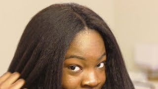 Seuns NO LEAVE OUT Crochet Method On Straight Hair Full Sew In Tutorial [upl. by Mischa]