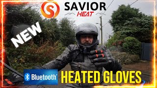 WHAT IS THIS BLUETOOTH HEATED MOTORCYCLE GLOVES BY SAVIORHEAT [upl. by Serge]