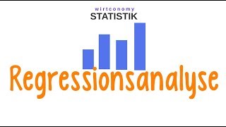 Regressionsanalyse  lineare Regression Einführung  Statistik  wirtconomy [upl. by Neenej]