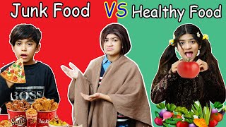 JUNK FOOD vs Healthy FOOD  MoralStory moonvines FamilyStory  MoonVines [upl. by Warga]