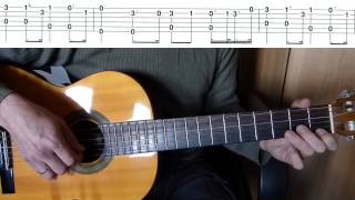 Marie Laforêt  Manchester amp Liverpool  Easy Guitar melody tutorial  TAB Guitar lesson [upl. by Lleral]