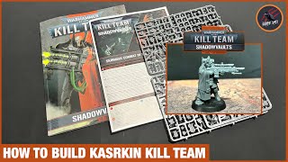 HOW TO BUILD A KASRKIN KILL TEAM  Which Operatives Can You Build From Shadowvaults [upl. by Shurlock438]