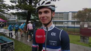 Romain Grégoire  Interview au départ  World Championships U23 Road Race 2022 [upl. by Lowson]