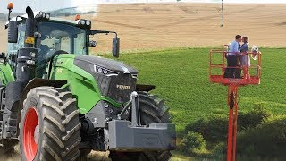 Lohnunternehmen Reiff Heiratsantrag mit 476 PS 1046 Vario  Fendt Werk [upl. by Odine904]