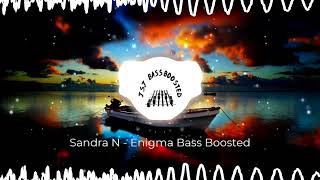 Sandra N Enigma Bass Boosted  Use headphones  Bass Warning [upl. by Mcneely192]